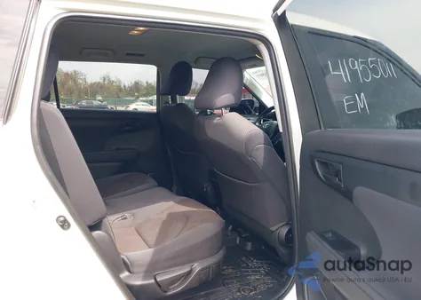 2021 Toyota Highlander Le from USA, damaged, VIN 5TDBZRBHXMS114659